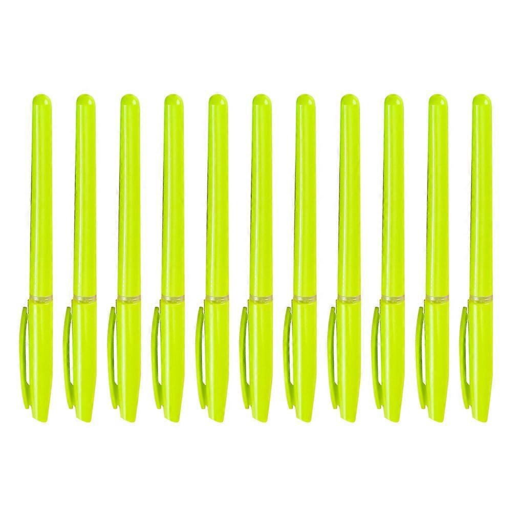 Empty Pen Shells Plastic Pen Holders for Students 50Pcs Green