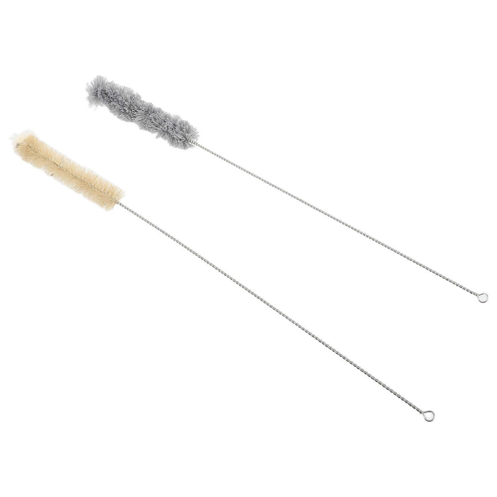 Flute Cleaning Brush 2Pcs Cotton Thread Kit for Clarinet Maintenance