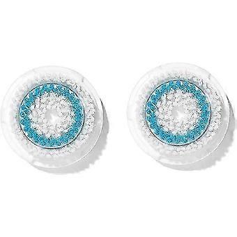 Facial cleansing brush replacement compatible with Clarisonic brush head clarisonic mia2/fit/aria/smart, 2 Pack553053mmblue high quality