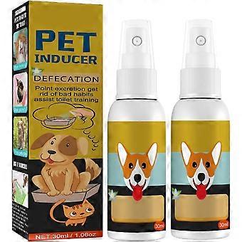 2PCS 30ml Pet Positioning Defecation Inducer Spray for Designated Potty Area Toilet Training Potty Training Spray