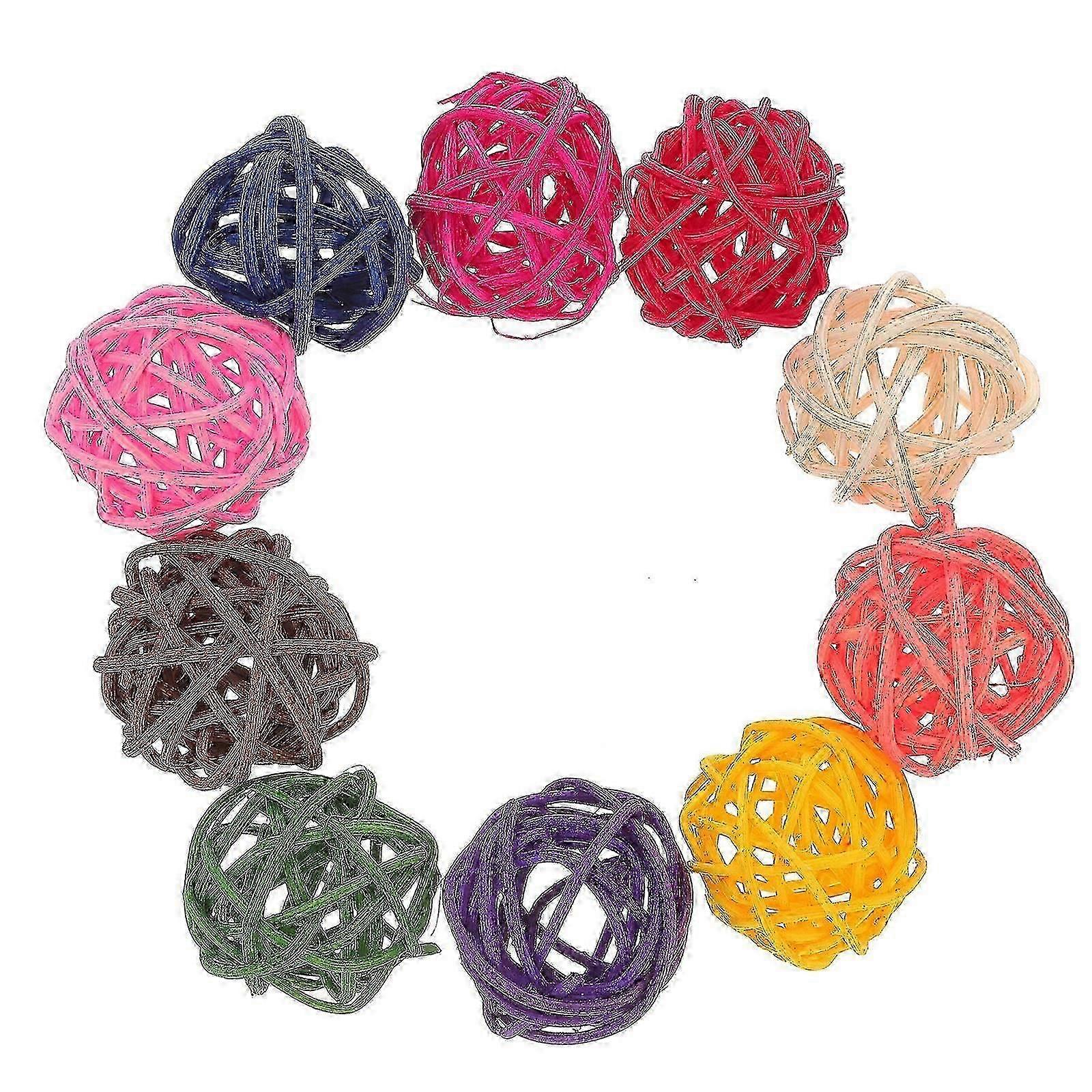 Parrot Toys Willow for Chewing 10Pcs Assorted