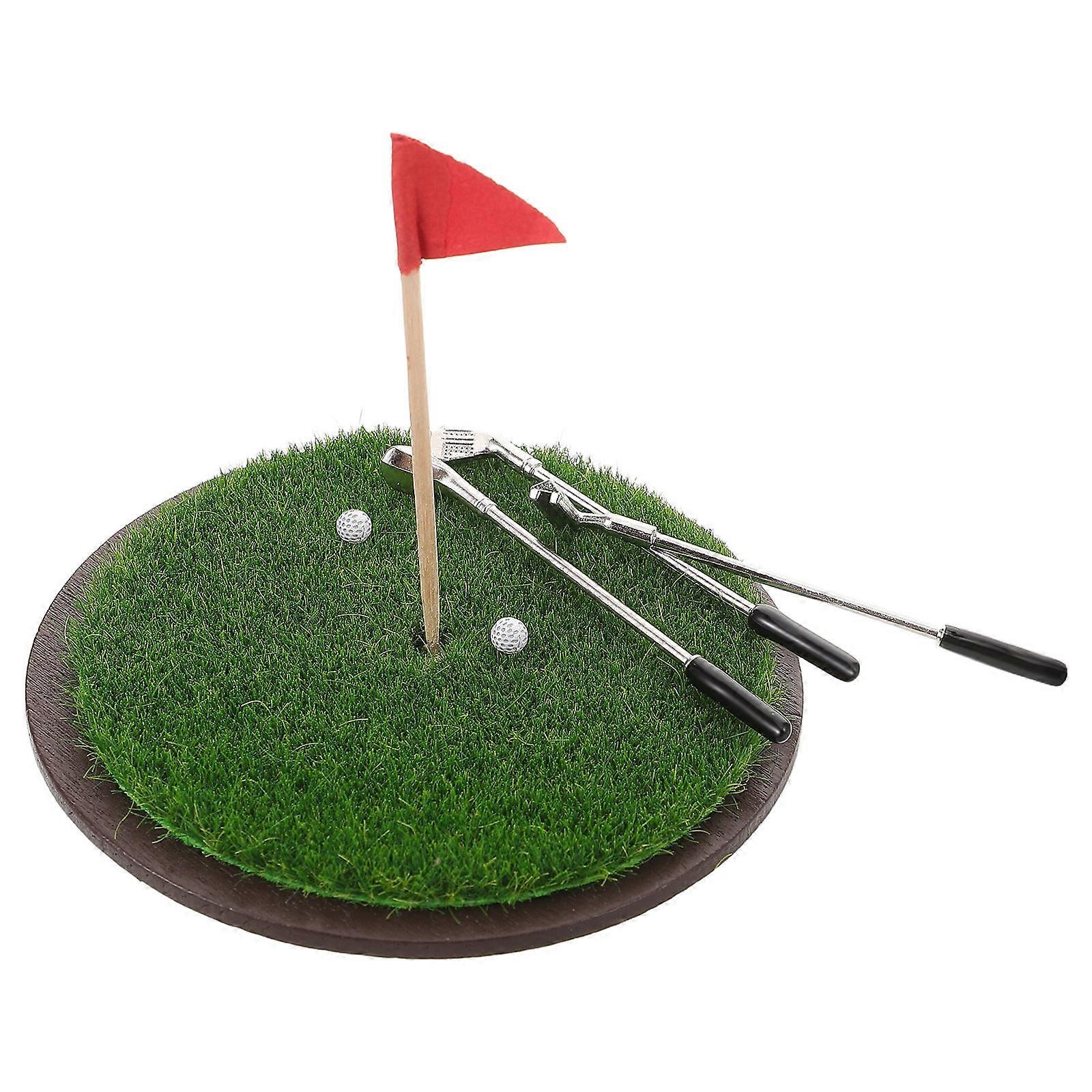 High Golf Scene Model Mini Golf Course Model for 1Set