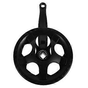 Juego de bielas de bicicleta de 36 dientes Juego de bielas de una sola velocidad Cuadrado Cónico Juego de bielas Cubierta de cadena doble para bicicletas de montaña y de carretera Bicicleta