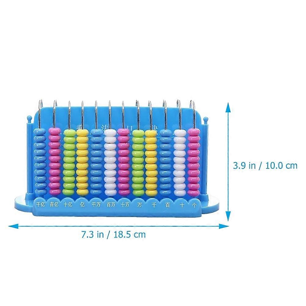 Kids 12 Digits Abacus Math Learning Abacus Educational Bead Arithmetic Abacus