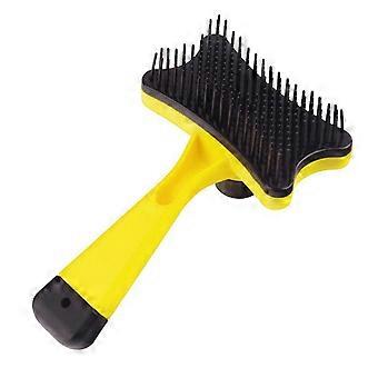 Self-Cleaning Pet Comb – One-Press Hair Removal – for Seasonal Shedding