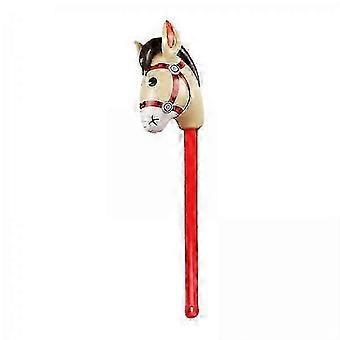 Inflatable Stick Horse Toy for Riding Play, PVC Material with Easy Inflation Valve, 98cm,l
