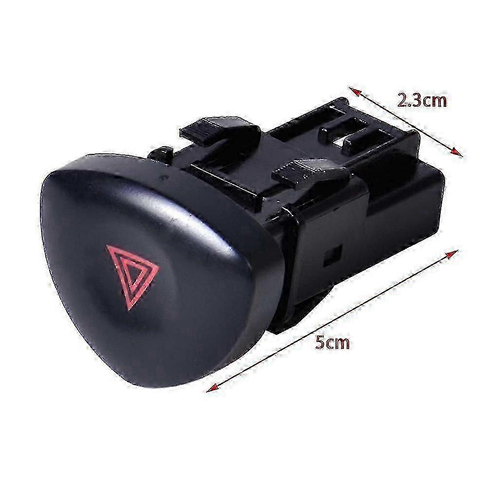 Emergency Hazard Lights Warning Switch Button Plastic & Metal High Reliability