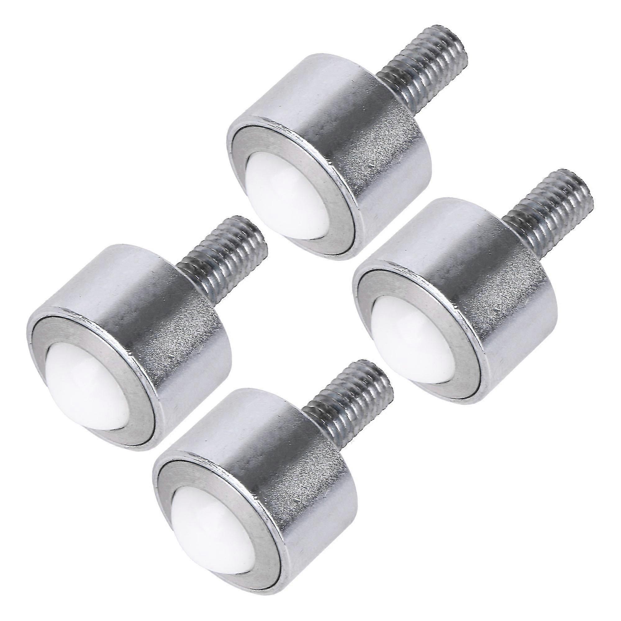 4x nylon rollende kogel staal transfer lager caster 0.59inch 99lbs capaciteit