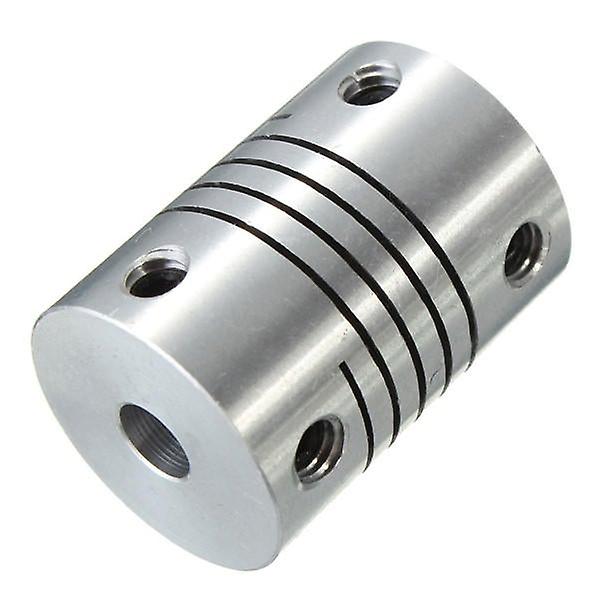Flexible Shaft Coupling Od18mmx25mm Cnc Motor Coupler Connector 6.35 To 8mm