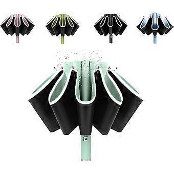 Liangnv UV Umbrella Protection Sun Compact Windproof Reverse Umbrellas for Rain-Automatic Folding Inverted Car Travel Umbrella Portable for Women and 