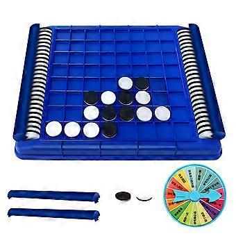 Kids Reversi Strategy Board Game Logical Thinking Training Parent-Child Integrative Family Educational Black White Chess Toy Teens Adults Gift