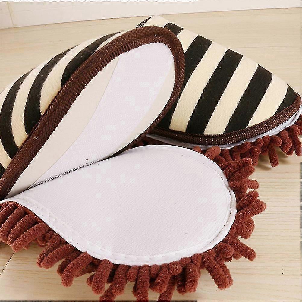 Cleaning Slippers Cover Chenille for Multi-Function Floor Cleaning 1Pair