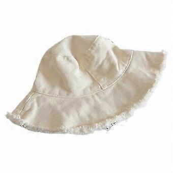 Bucket Hat with Letter Print, Unisex Hip Hop Bob Cap for Men and Women