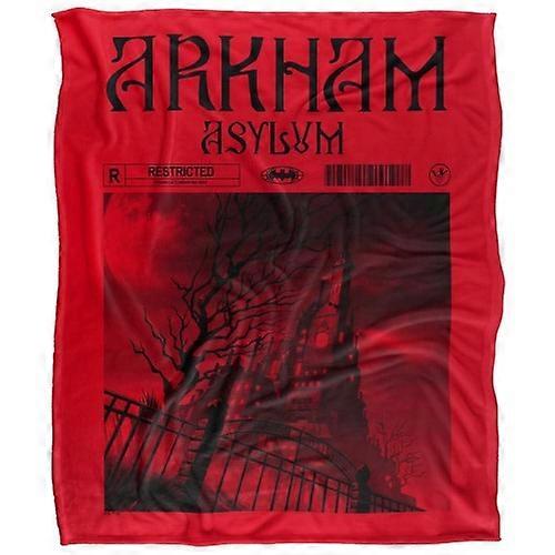 Batman Arkham Asylum Silky Graphic Print Throw
