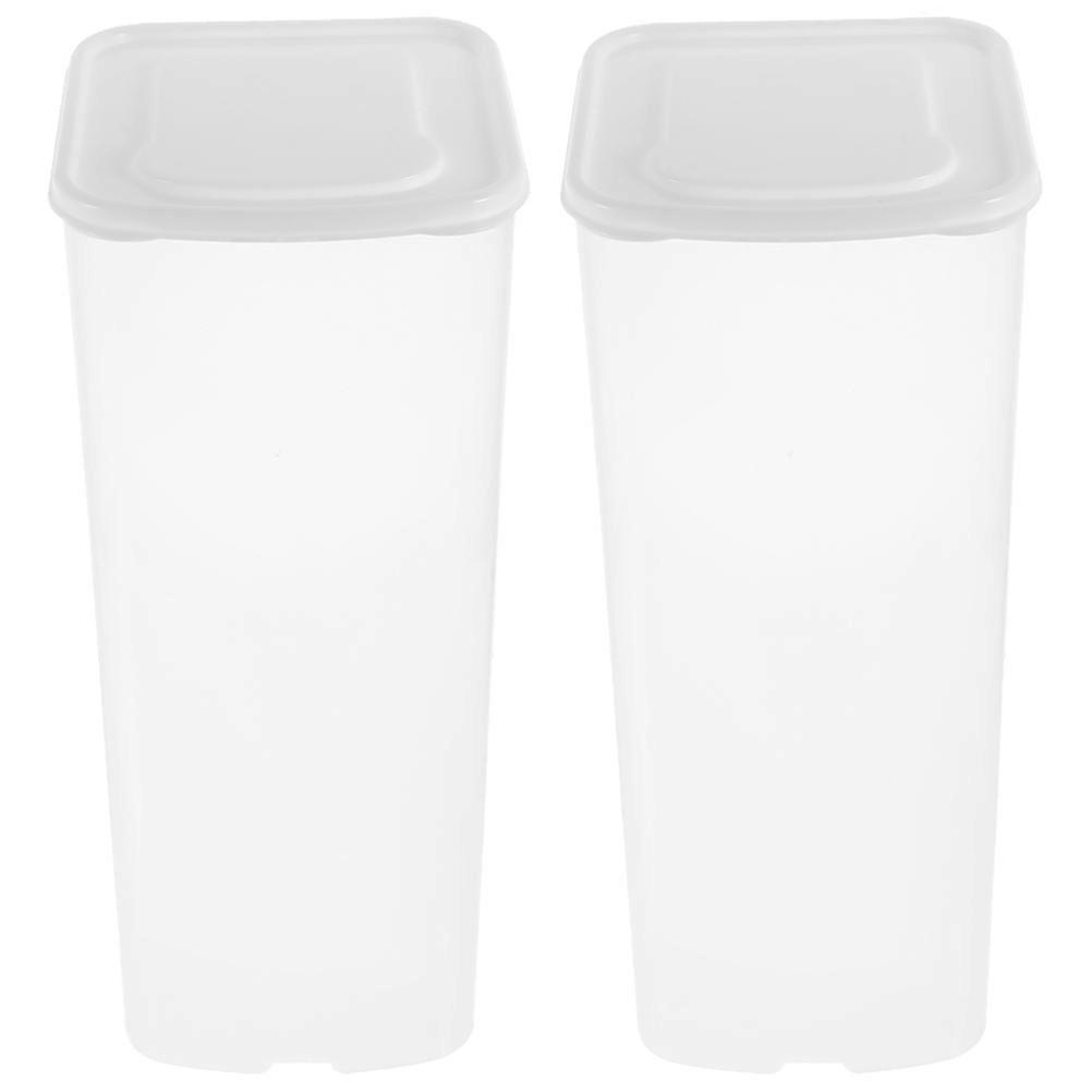 2Pcs Bread Storage Container Sandwich Bread Dispenser Reusable Bread Holder Bin