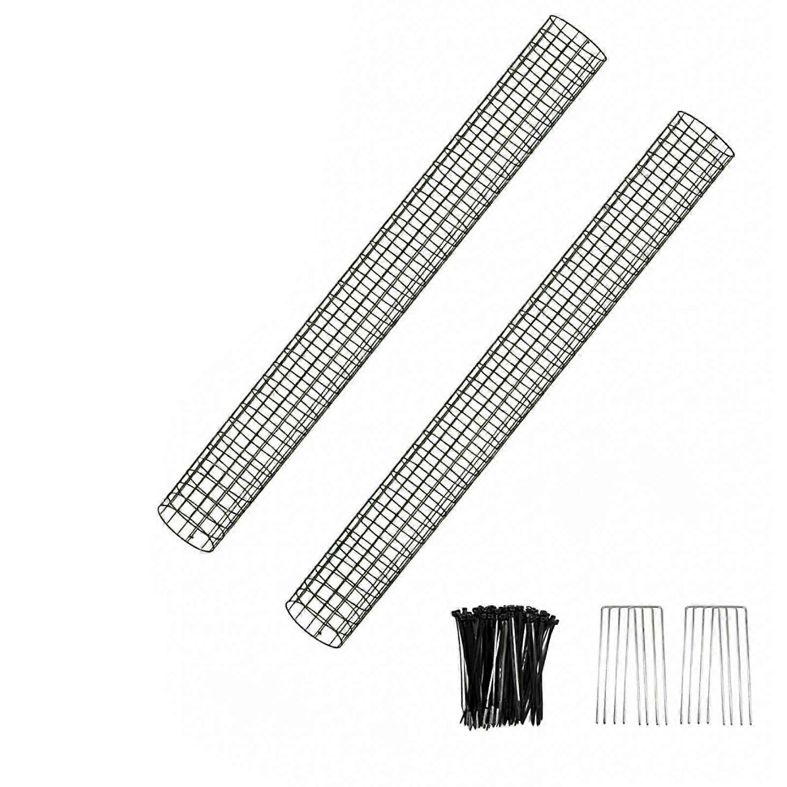 2 Pieces Tree Trunk Protector expandedGrid Outdoor Protection Cylindrical
