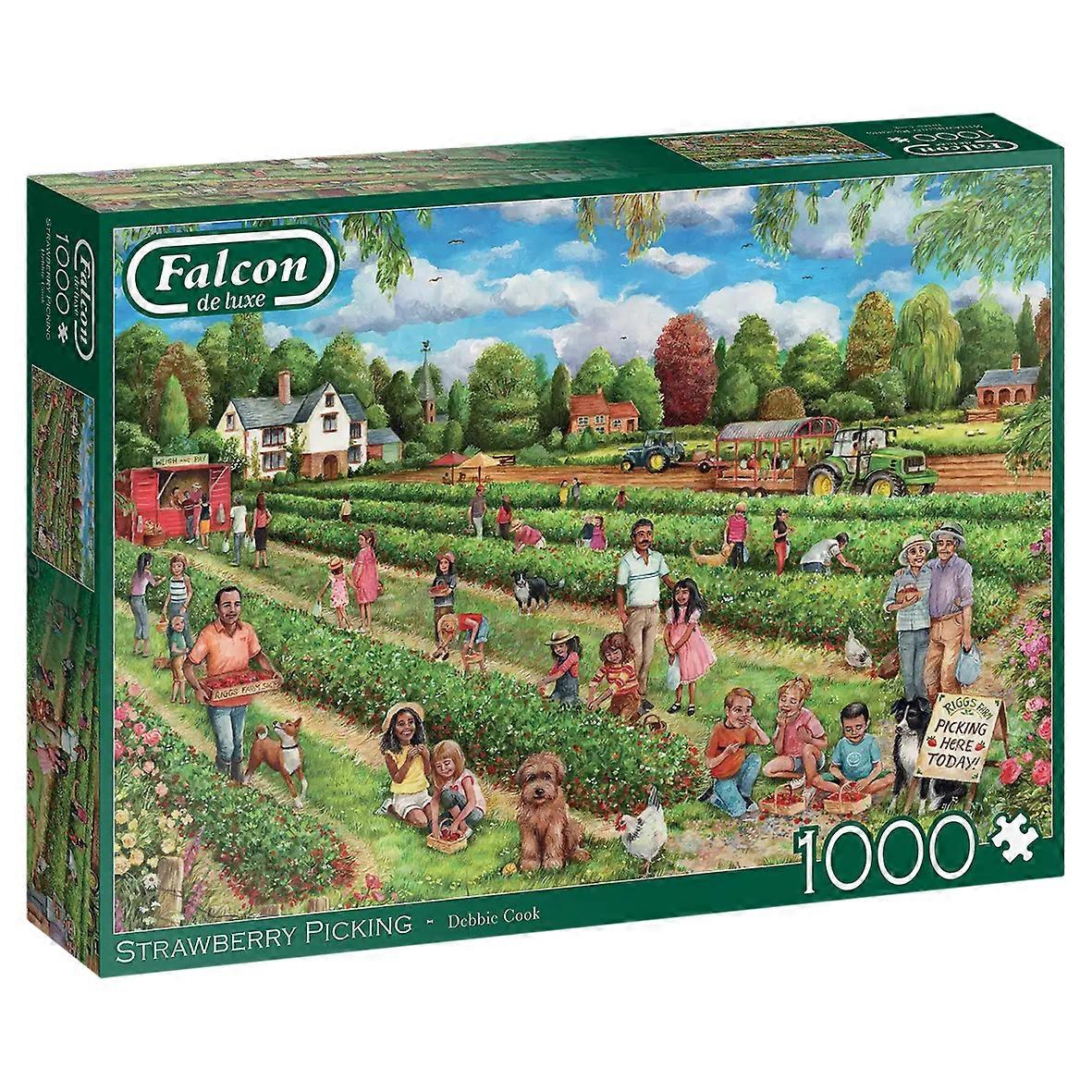 Strawberry Picking Puzzle 1000 Pieces