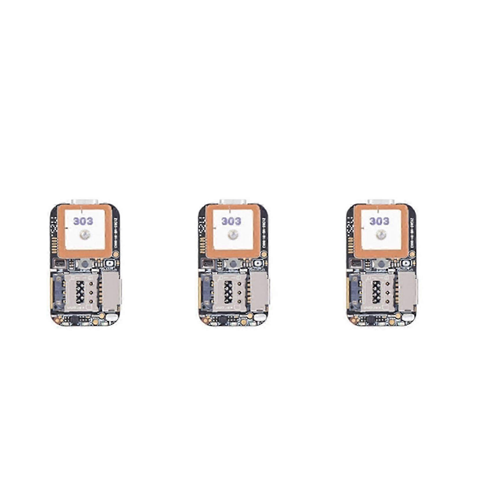 Traceur GPS ultra-mini 3X GSM AGPS Wifi LBS avec application web gratuite, enregistreur vocal et circuit imprimé ZX303 intégré. SH