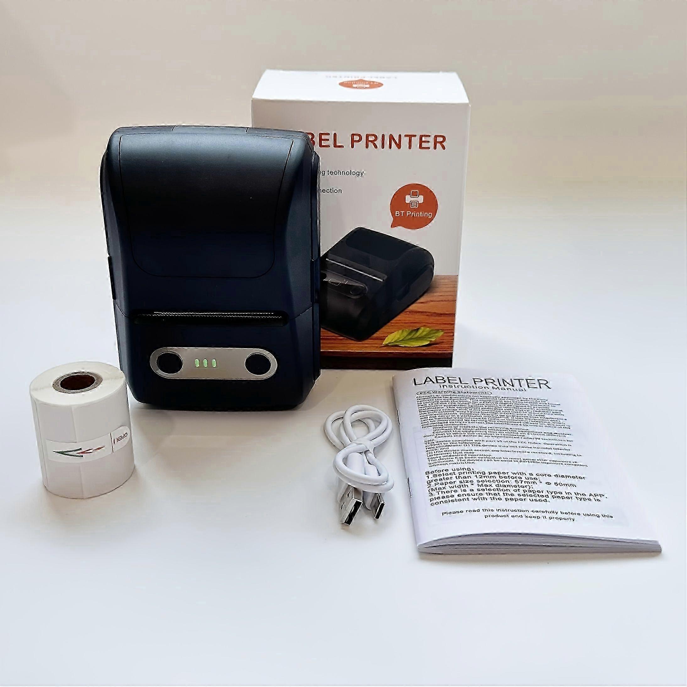 Mini Bluetooth Label Printer Handheld Sticker Maker Multi Template