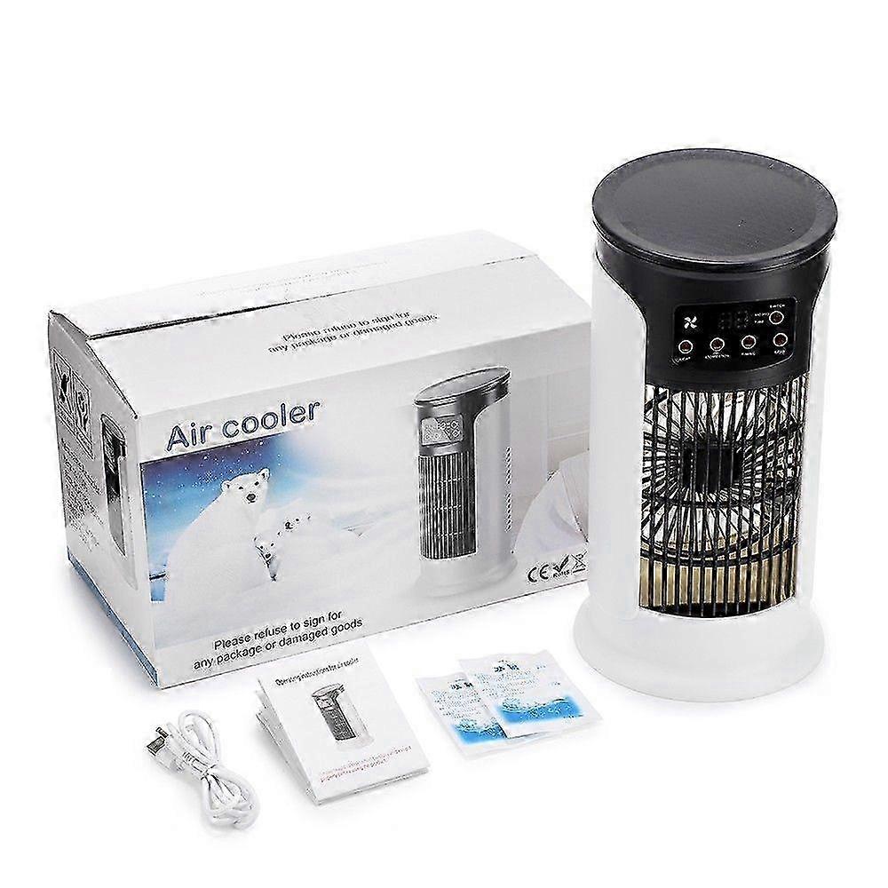 Ice-Cooling Misting Desk Fan