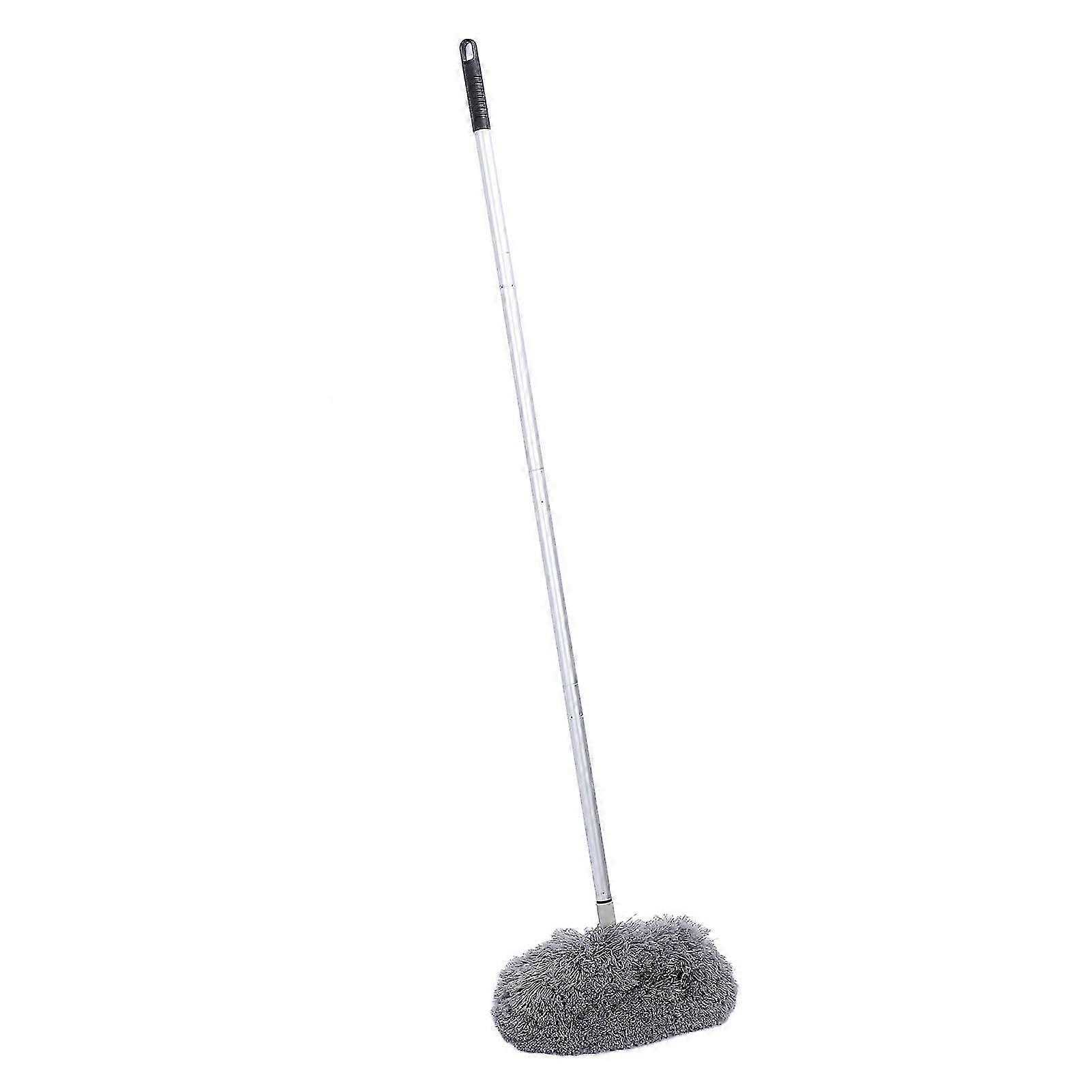 Ceiling Fan Duster with 360 Degree Rotation Head, Extendable Long Handle Microfiber Grey