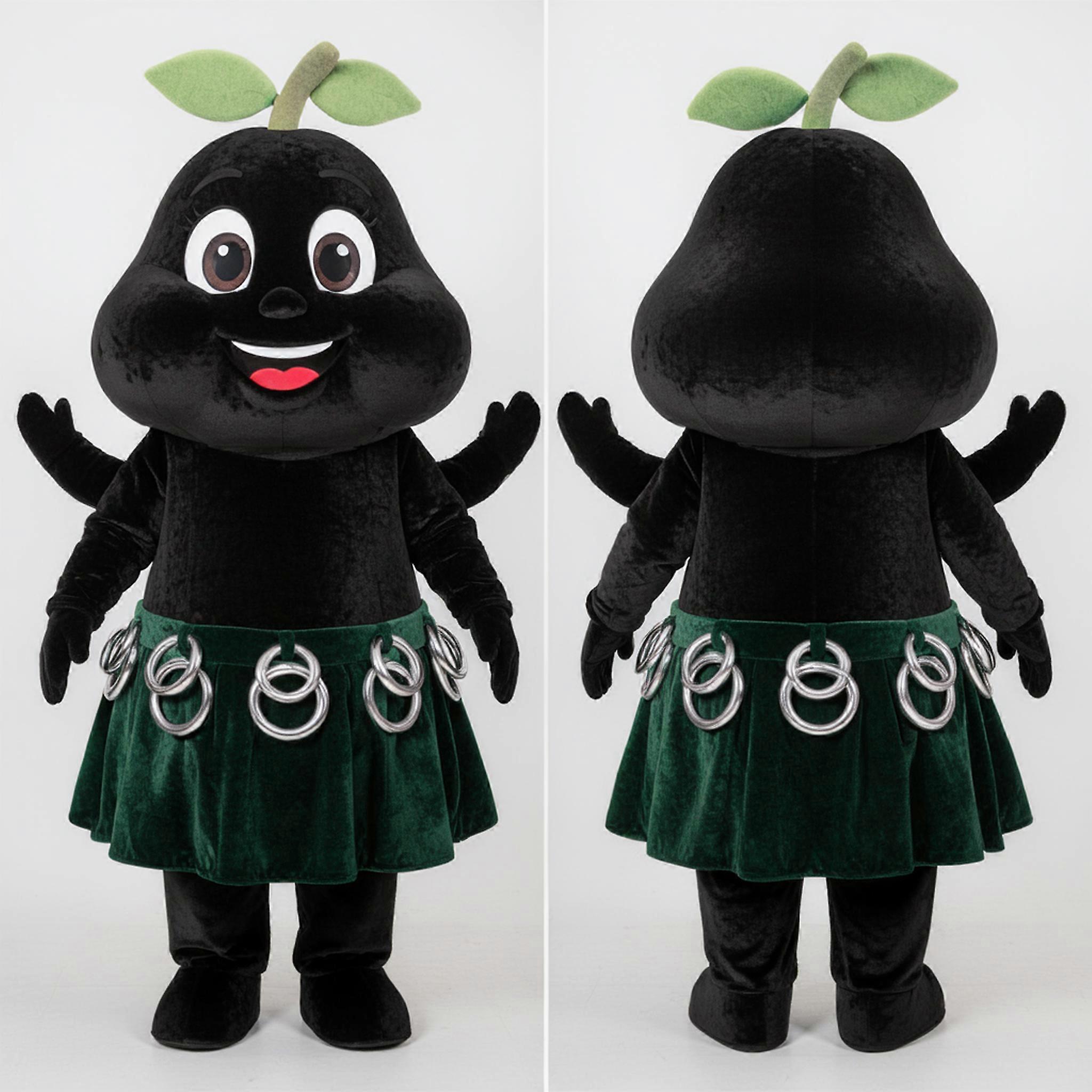 MASTICOT Emerald Green Plump Pear Mascot