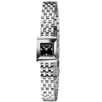 R. gucci g-frame sq e/ne ac/ac Quartz Analog Woman Watch with YA128507 Stainless Steel Bracelet