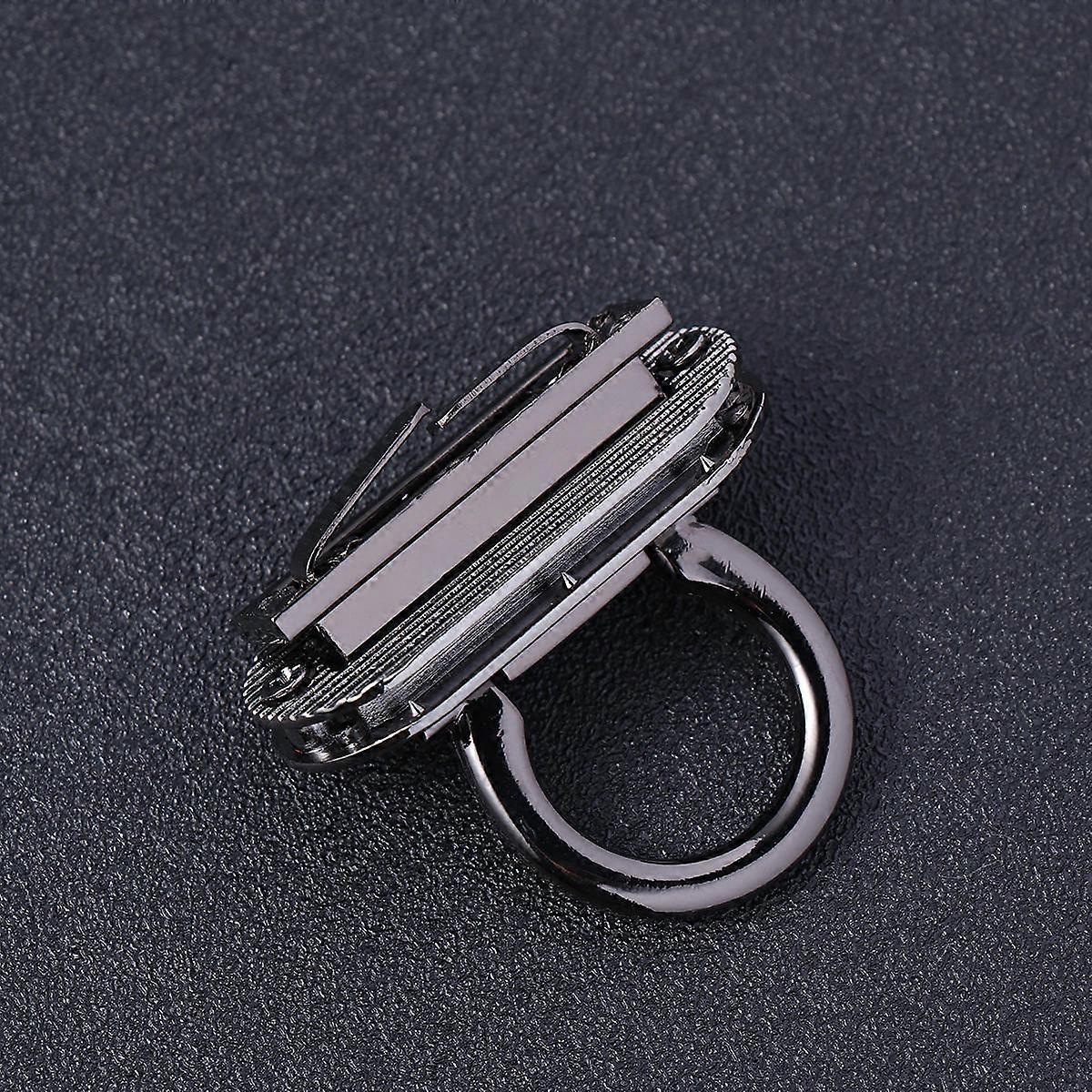 Durable Alloy Padlocks Die Casting Lock for Suitcase Use 4Pcs Black