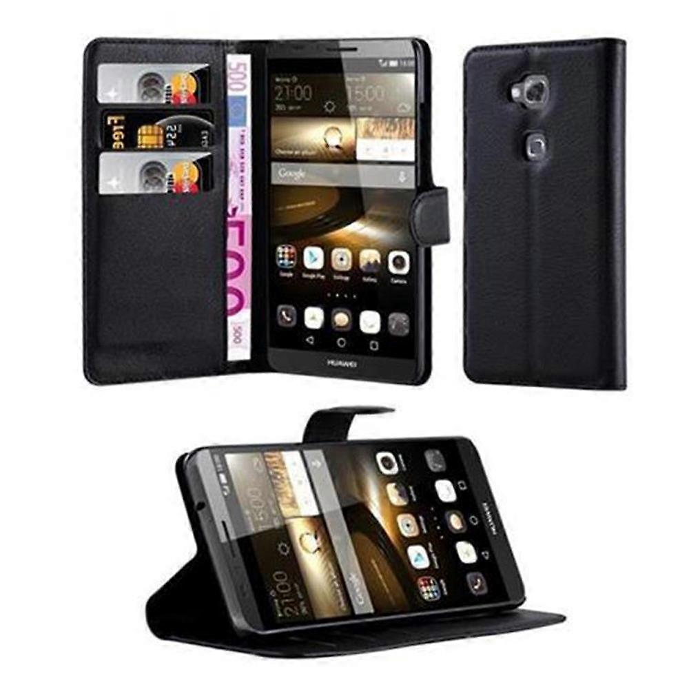 Case compatible with Huawei D3 MATE 7 MINI - Protective case with card slots and stand function
