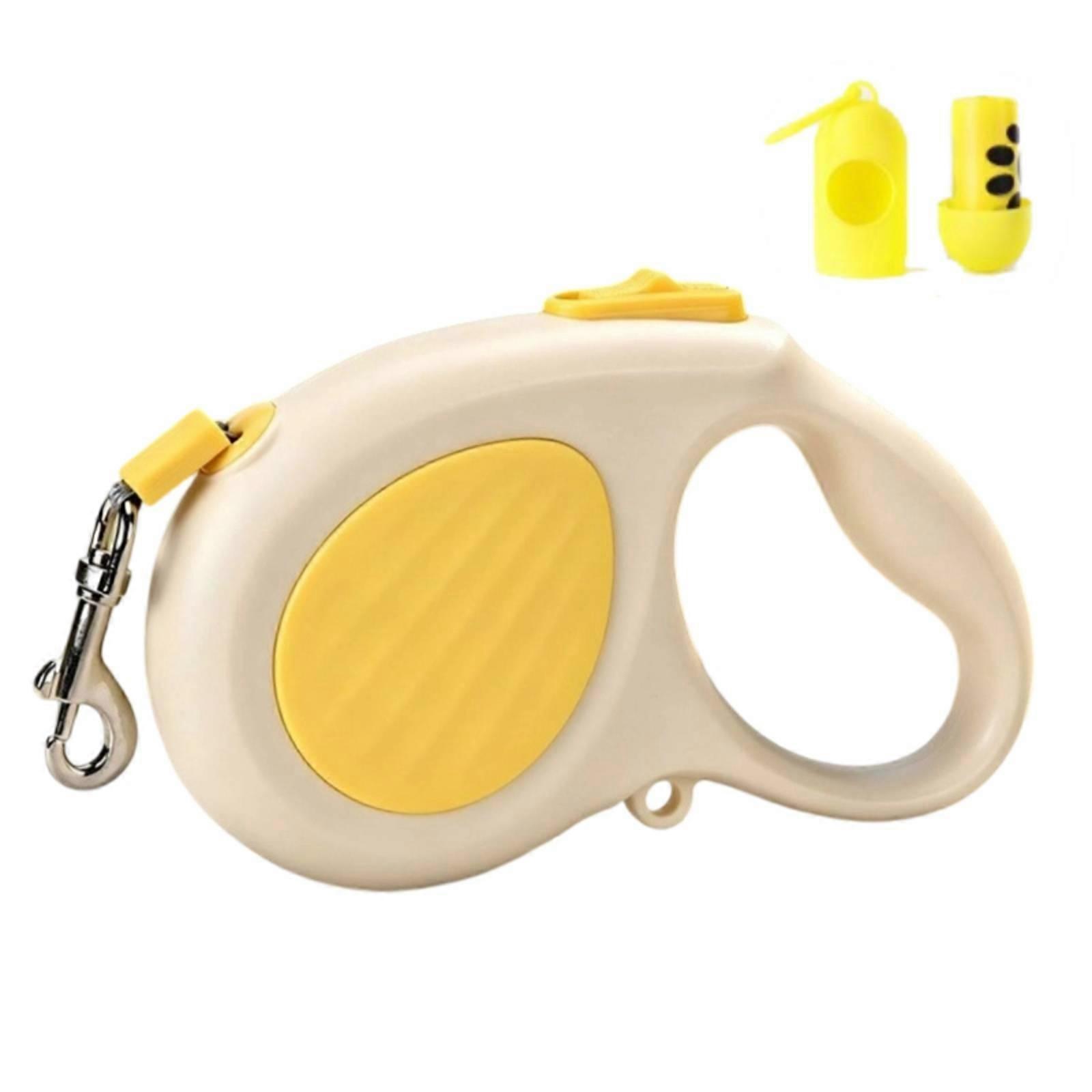 One-Button Retractable Dog Leash | Casing, Compact Handheld Design, Retractable