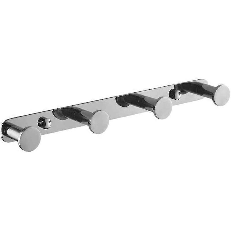 Chrome Stainless Steel 4 Hook Wall Hook
