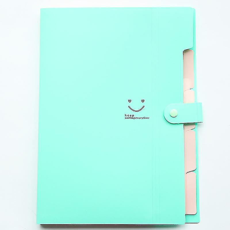 Extended Document Folder, A4 Size File Manager With 5 Pockets