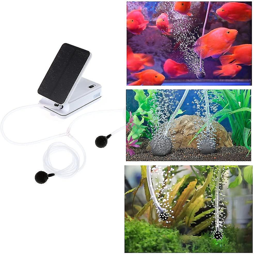 Solar Powered Air Pump, Oxygenator And Pond Aerator Kit