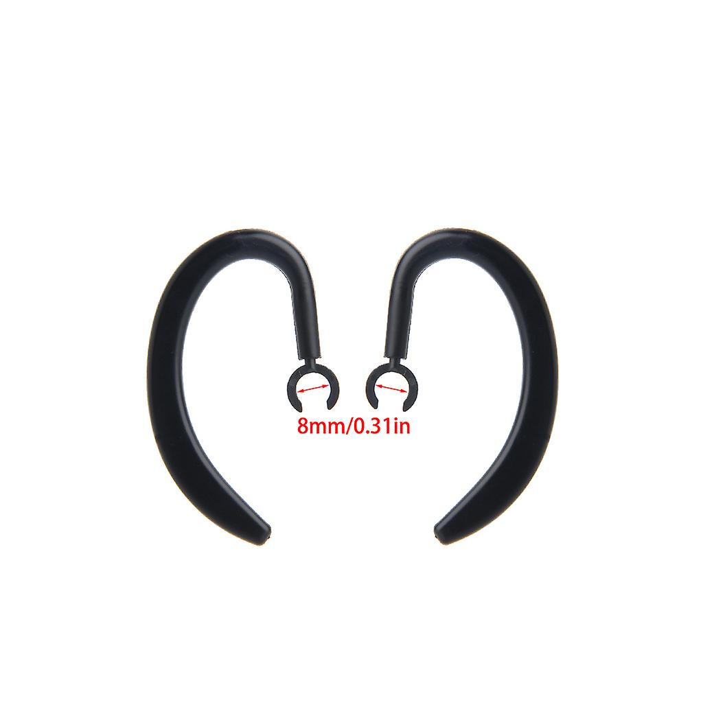 Retractable Earhooks Covers 8mm Replacement Headphone Accessories 1 Pair