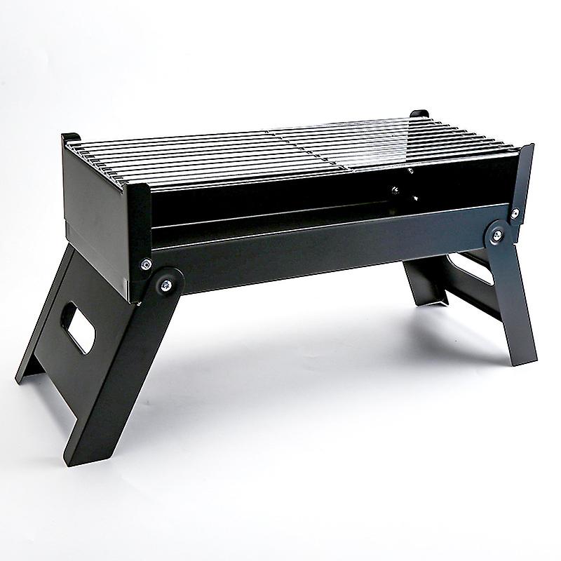 Mini Portable Camping Grill With Barbecue Net Outdoor Wood Stove Camping Grill