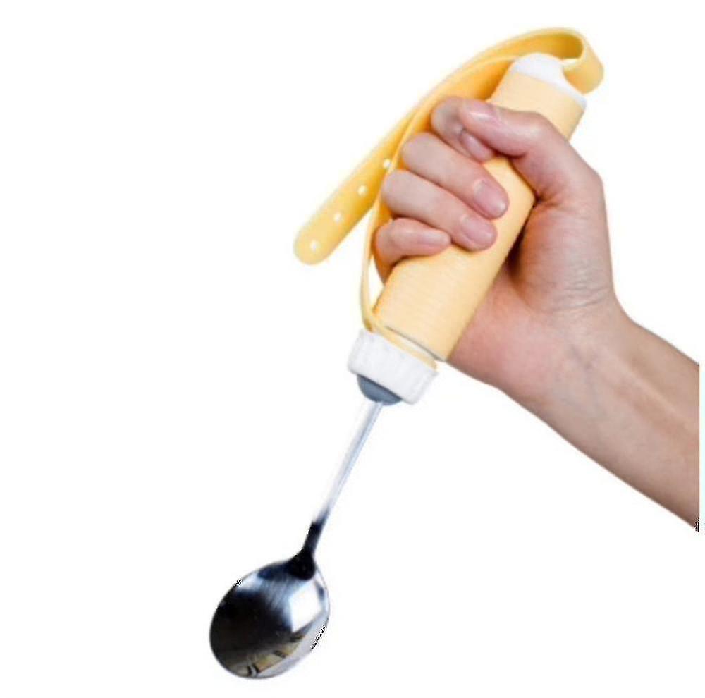 Arthritis Elderly Parkinson Adults Kids Utensil Spoon Silicone Non Slip Design