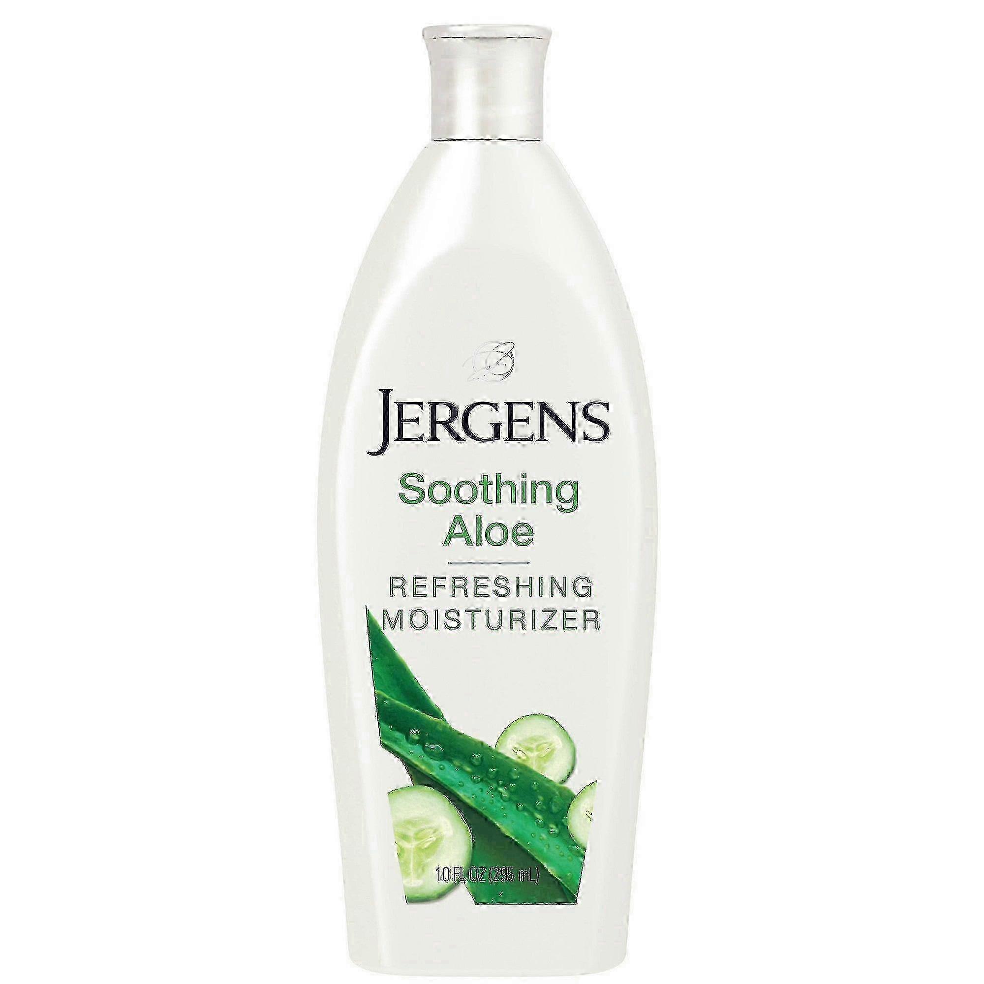 Jergens 舒缓芦荟保湿乳液,10 盎司