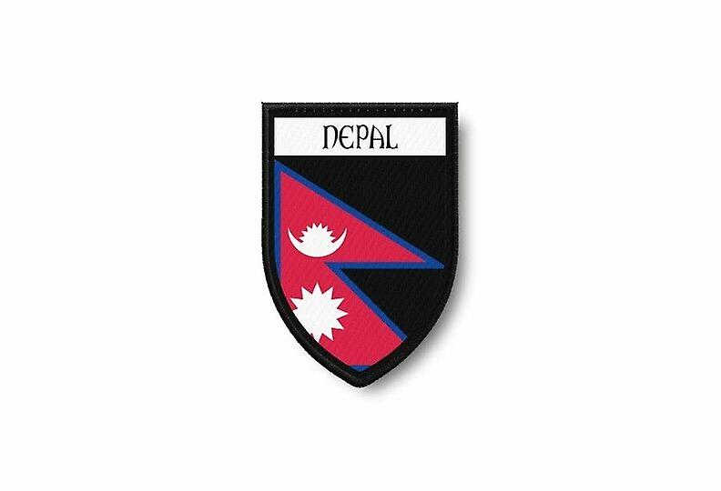 Patch Ecusson Termocollant Bord Brode Flag Prints Nepal Nepalais