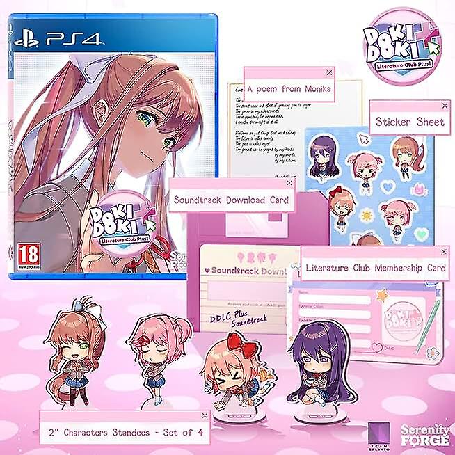 Doki Doki Literature Club Plus (PS4) - New & Sealed