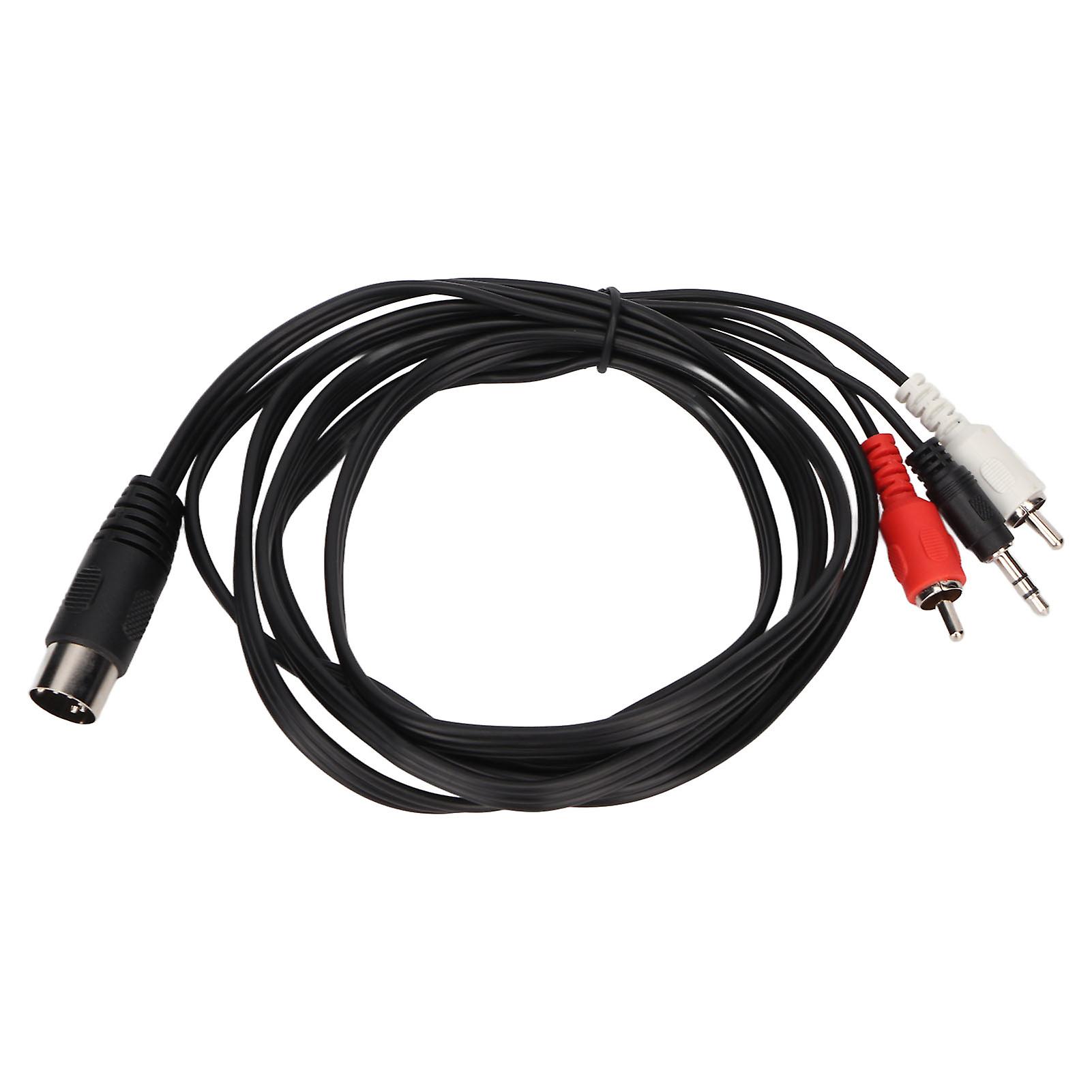 DIN 5 Pin to DC 3.5mm, RCA Cable, Sound Adapter