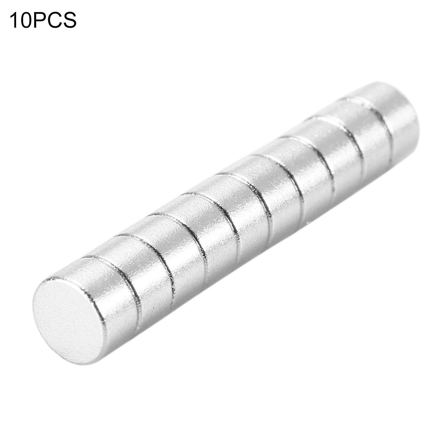 6 x 10Pcs Rod Round Cylinder Portable Single Color Multipurpose Durable Magnet for Fridge