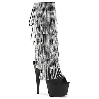 Pleaser Dame Støvler Adore-2024rsf Blk Str Imiteret Læder / Blk Mat