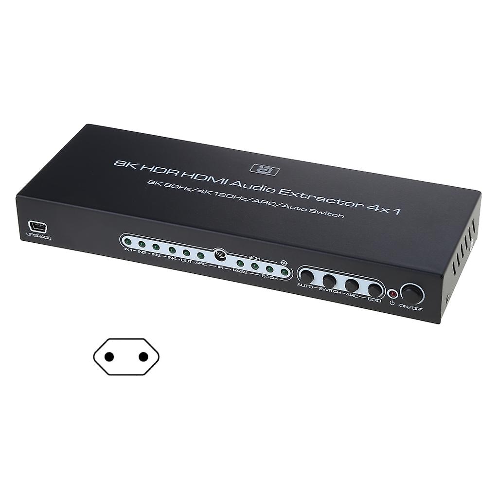 Extracteur audio professionnel HDMI2.1 8K 4x1 avec sortie RCA optique
