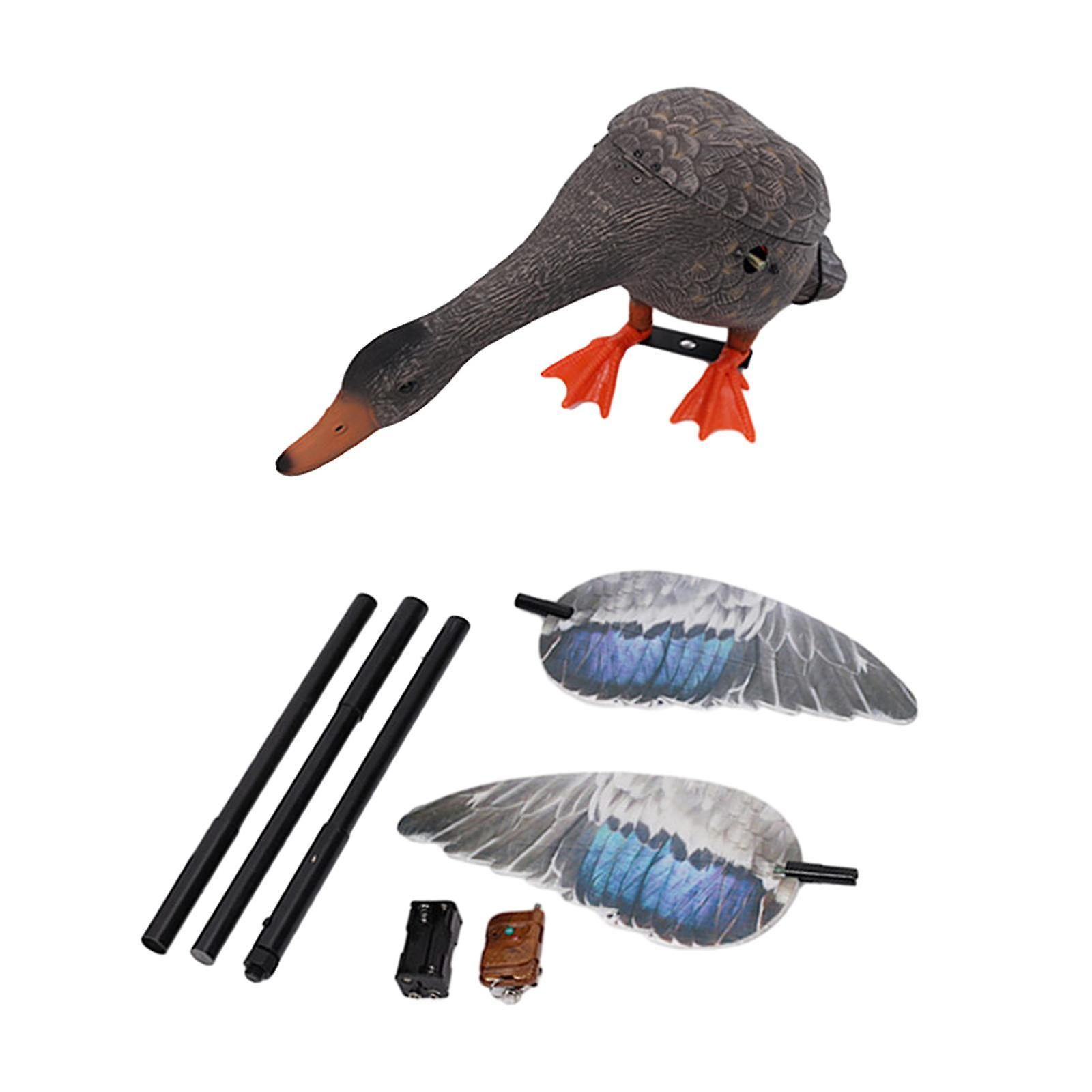 Electric Flying Duck Decoy Smooth Remote Control Lifelike for Lawn Ornaments