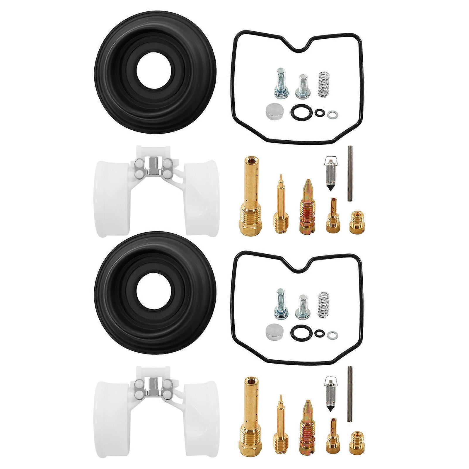 Kit de réparation de carburateur 52 pièces, ensemble complet de reconstruction de carburateur de remplacement pour ER500 ER‑5 1998‑2005