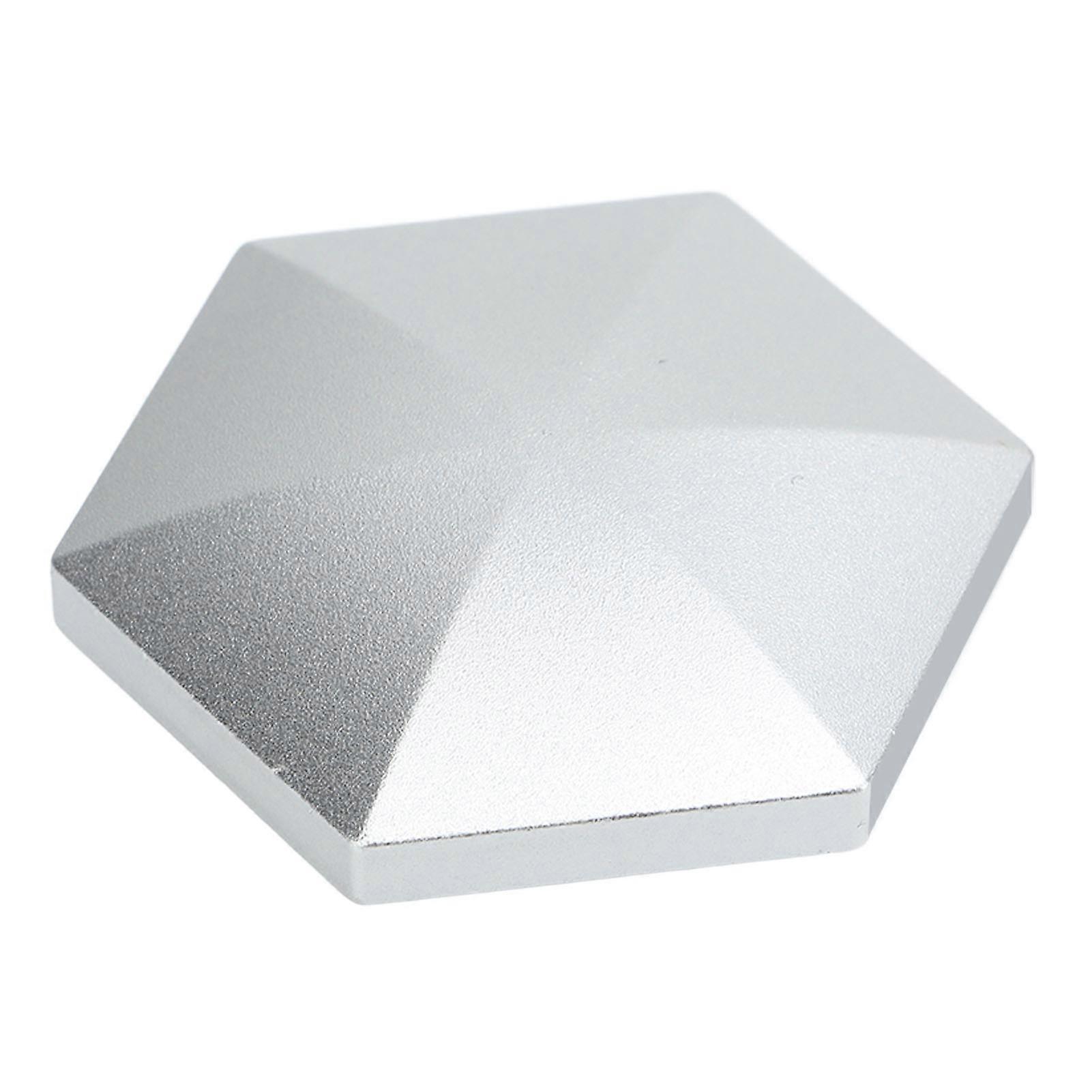 Desk Flip Spinning Toy Zinc Alloy Desktop Desk Spinning Toy with Storage Bag for Stress Relieve Hex