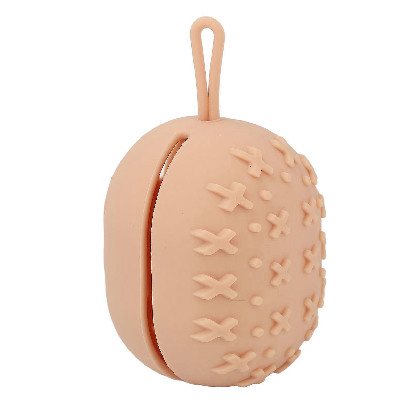 Make-up sponshouder Draagbare ademende Mini siliconen kaki make-up blender geval voor opslag