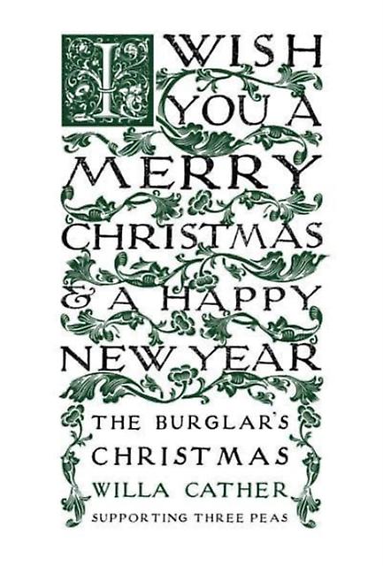 Burglar's Christmas - Willa Cather