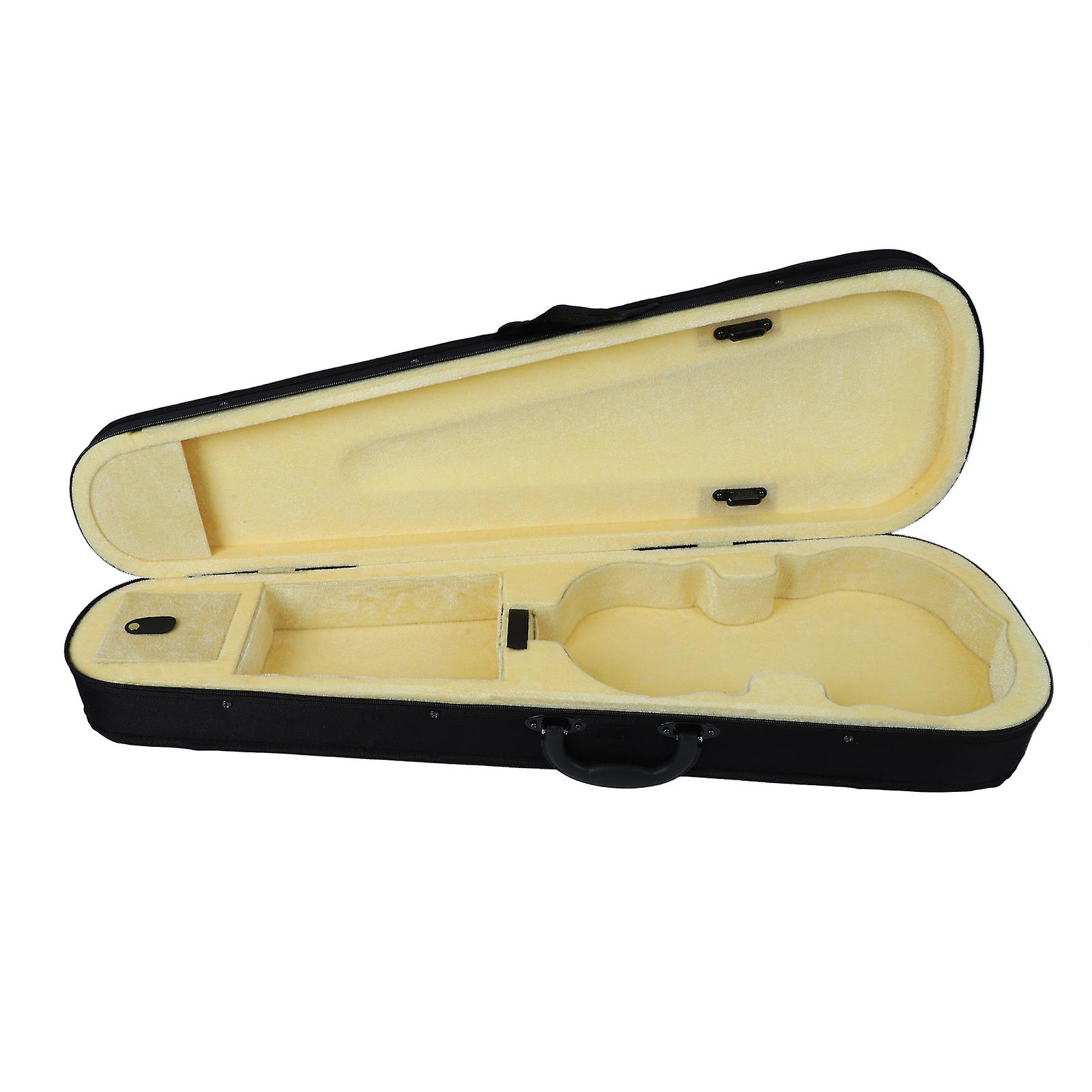 4/4 Violin Backpack, Adjustable and Comfortable Shoulder Strap, Professional Protective Violin Case, Beige Lining