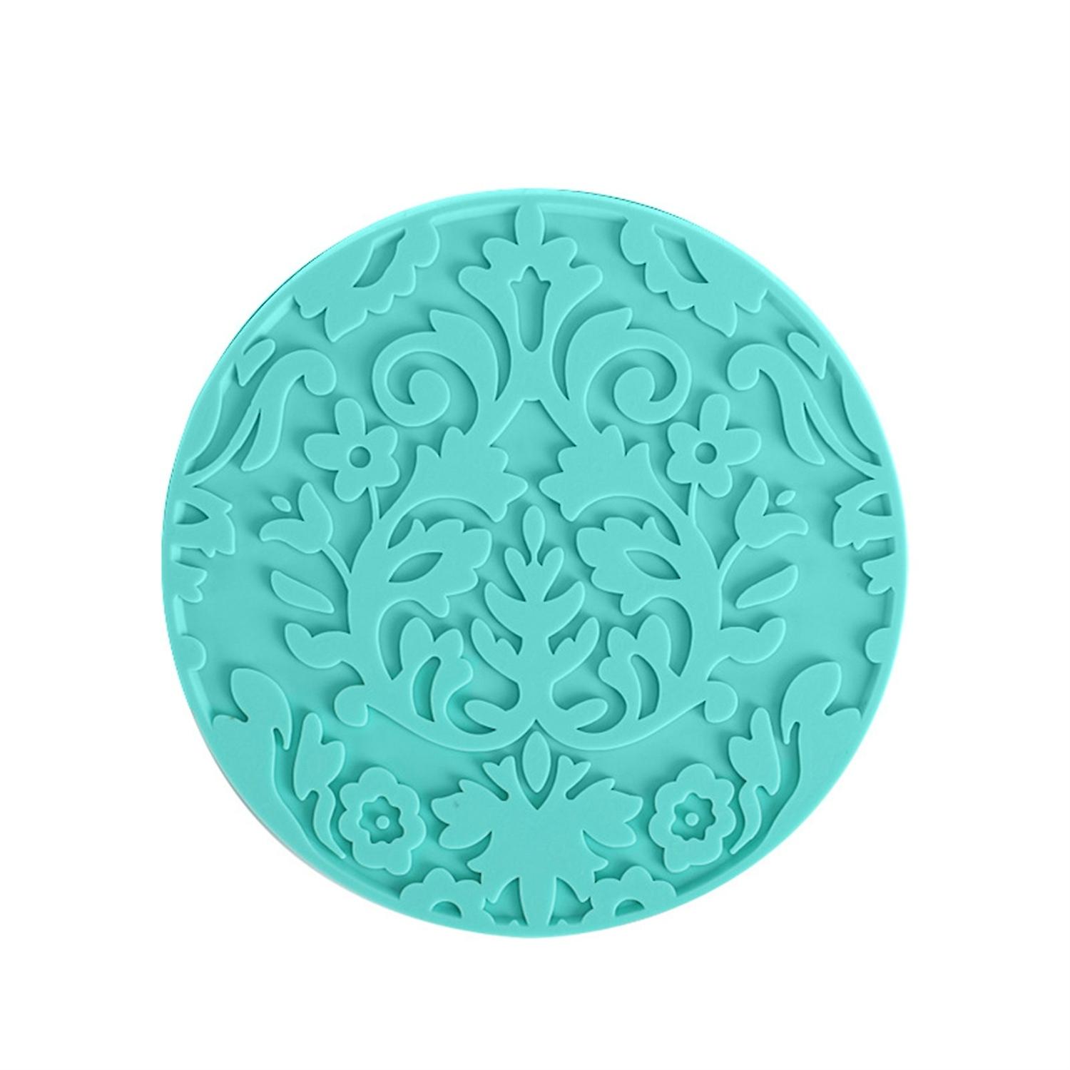 Placemat 3D Sculptured Easy to Clean Durable Silicone Protective Lightweight High-temperature Resist